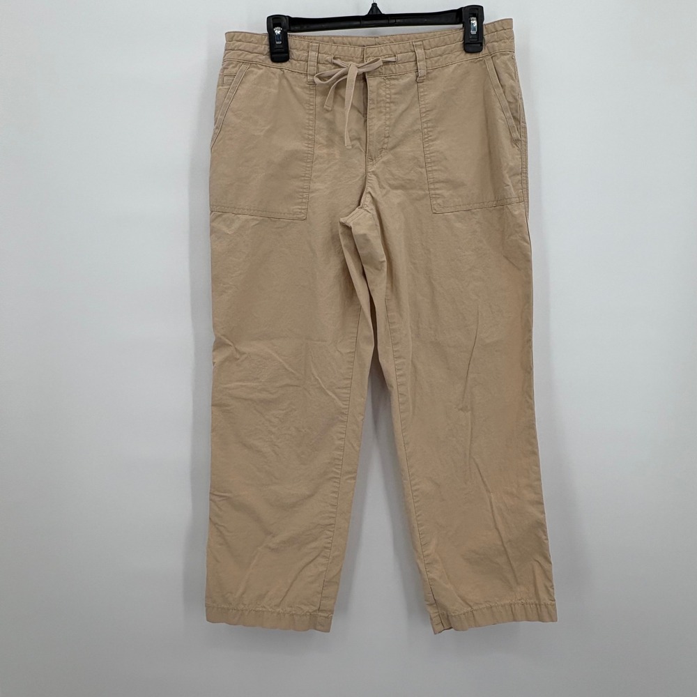 Lauren Ralph Lauren Khaki Utility Pants Womens‎ 8 Tan Cotton Straight Leg Chino